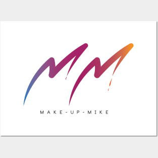 Makeup Mike logo Posters and Art